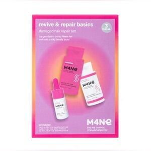 M4NE Hair Revive & Repair Basics Set 3-Pack NIB